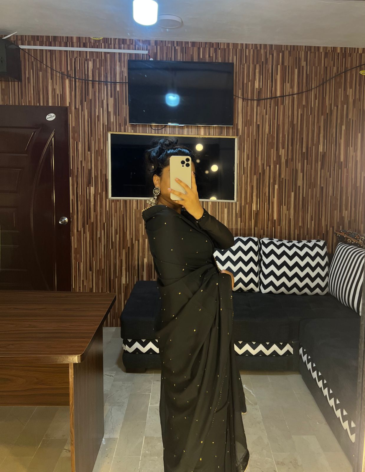 GEORGETTE CHIFFON SHEESHA SAREE