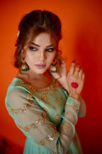 EID COLLECTION'23 ( CR SEA GREEN PISHWAS )