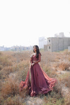 TEA PINK LEHANGA CHOLI