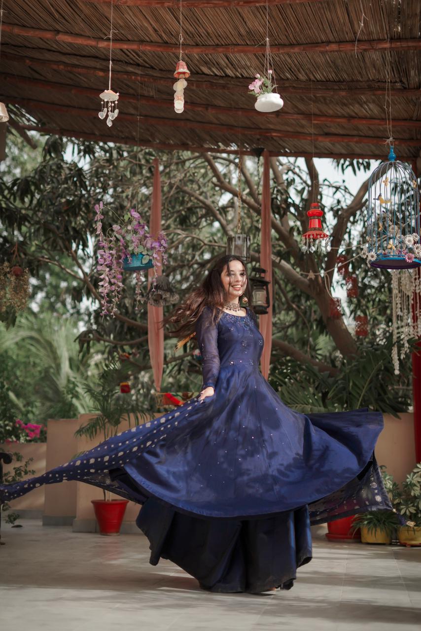 DARK BLUE DRESS