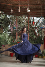 DARK BLUE DRESS