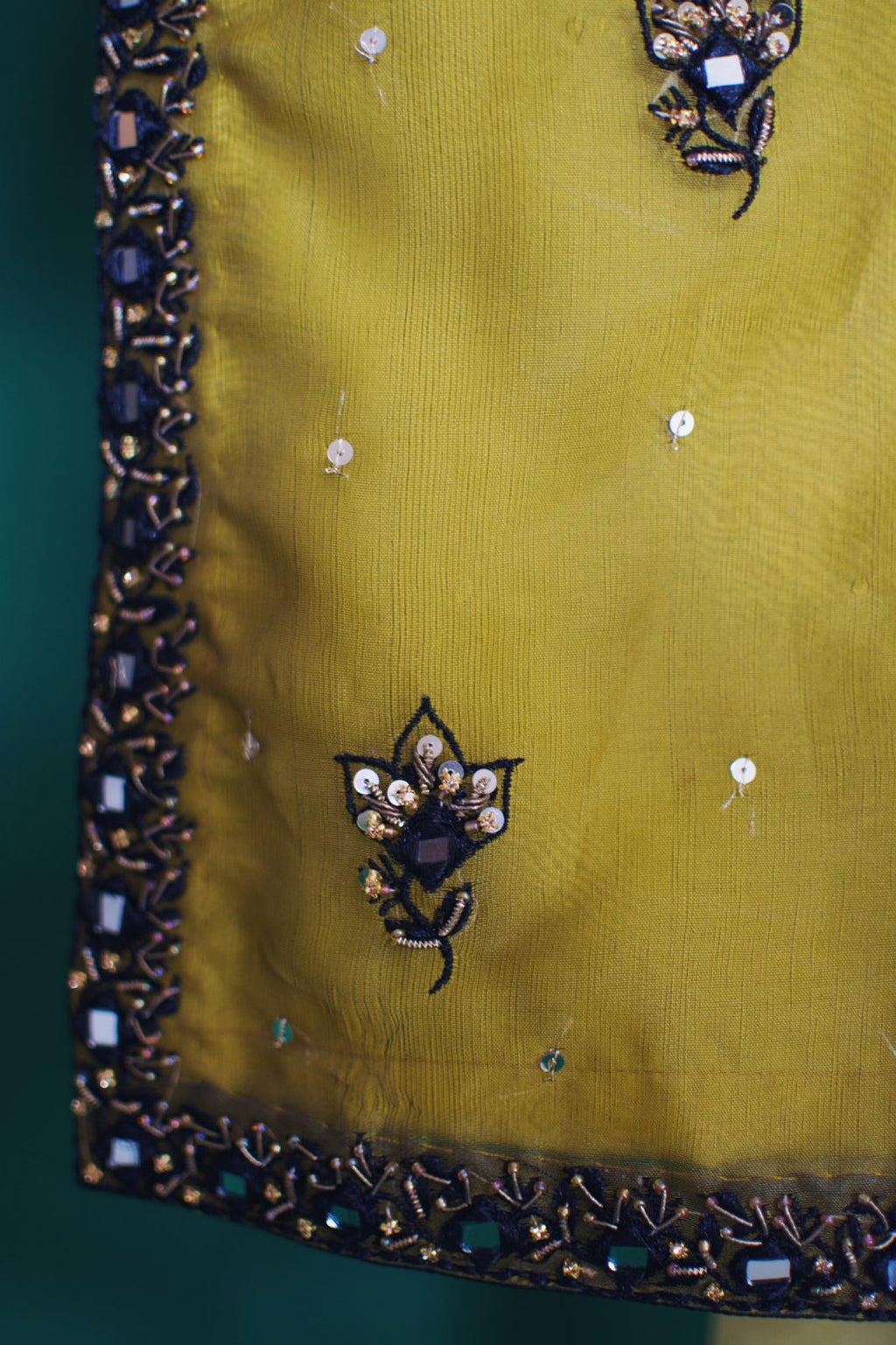 MUSTARD GREEN DRESS