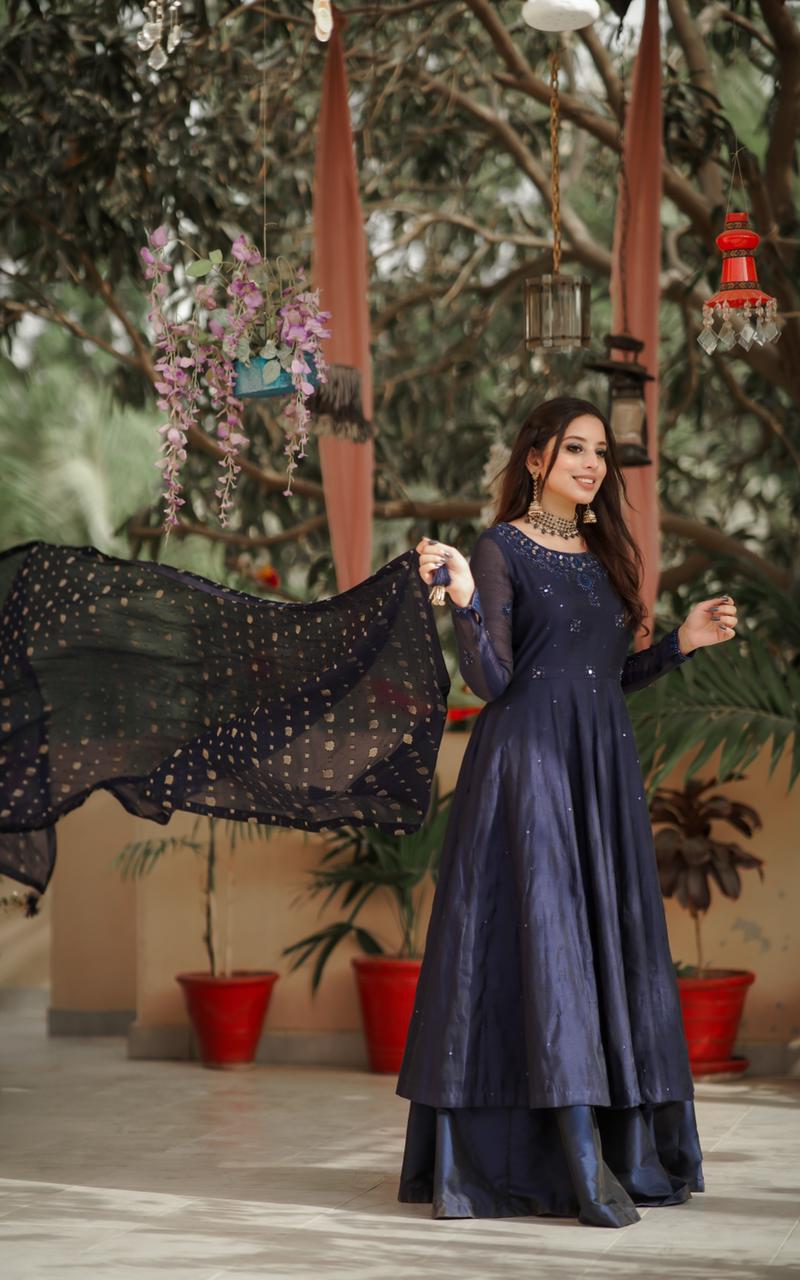 DARK BLUE DRESS