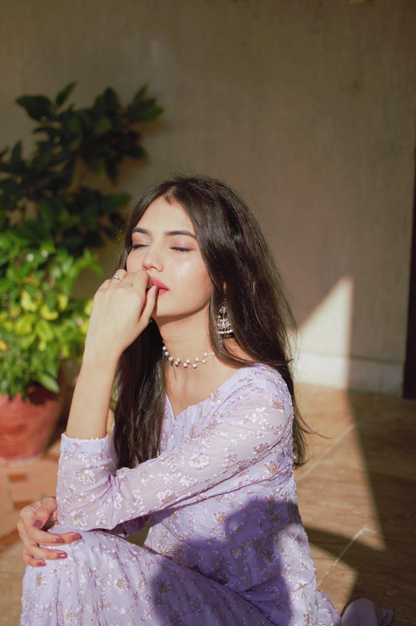 LAVENDER CHIKEN KARI DRESS