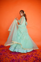 EID COLLECTION'23 ( CR SEA GREEN PISHWAS )
