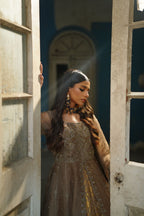ZEBAISH E ZAMANA ( CHAMPANGE DRESS )