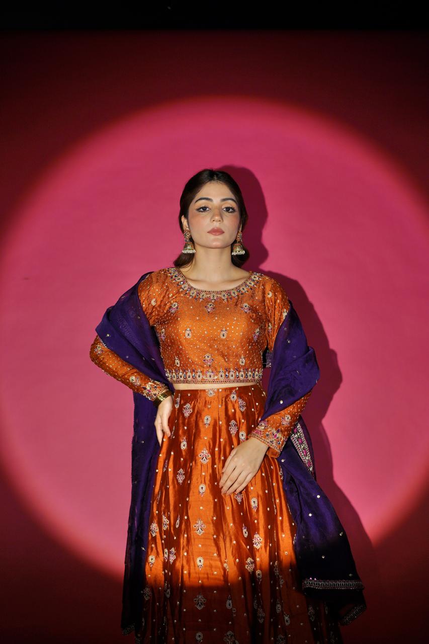 SHEHNAIYAN'24 (MEHANDI RUST LEHANGA )