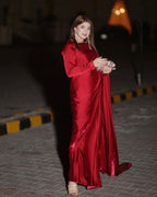 MAROON SILK SAREE