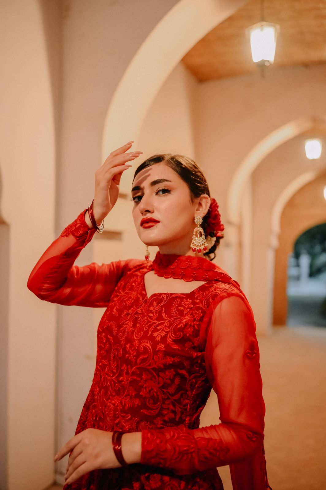 ENGAGEMENT RED DRESS