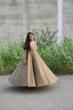 BRONZE LAMA DRESS