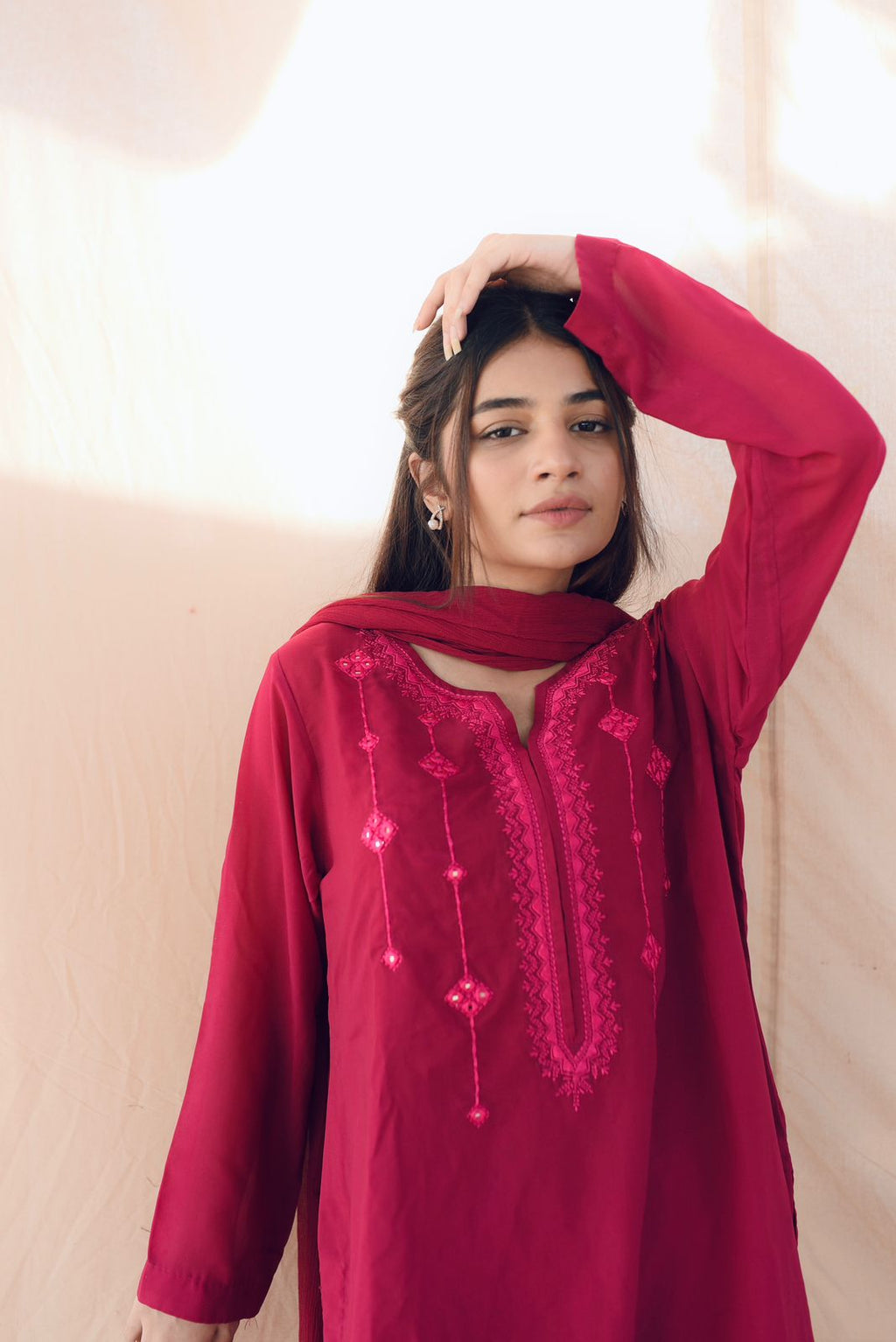 HOT PINK SHALWAAR KAMEEZ