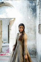 ZEBAISH E ZAMANA ( CHAMPANGE DRESS )