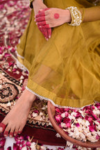 MEETHI EID'24 ( OLIVE GREEN PISHWAS )