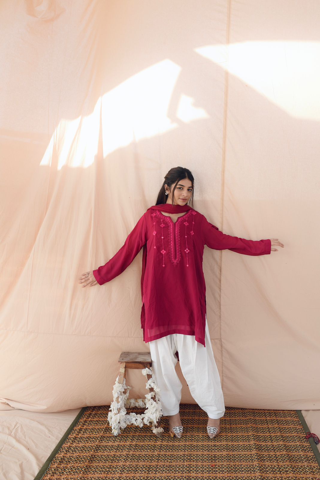 HOT PINK SHALWAAR KAMEEZ