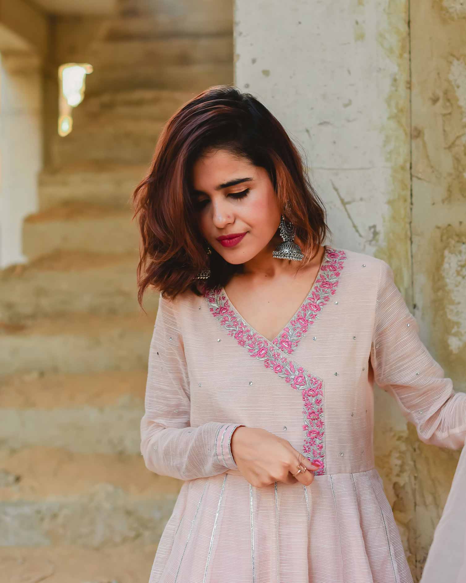 LIGHT PINK PISHWAS