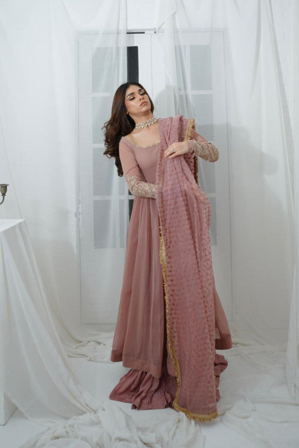 RANGREZ COLLECTION ( LAVENDER PINK DRESS )