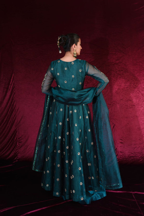 EXCLUSIVE COLLECTION ( SEAGREEN ANARKALI )