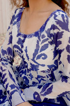 EID COLLECTION'25 ( BLUE ANARKALI )