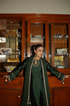 Ashnah Collection’25 ( Dark green dress )