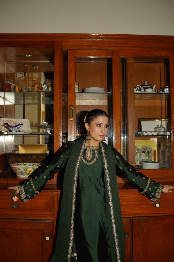 Ashnah Collection’25 ( Dark green dress )