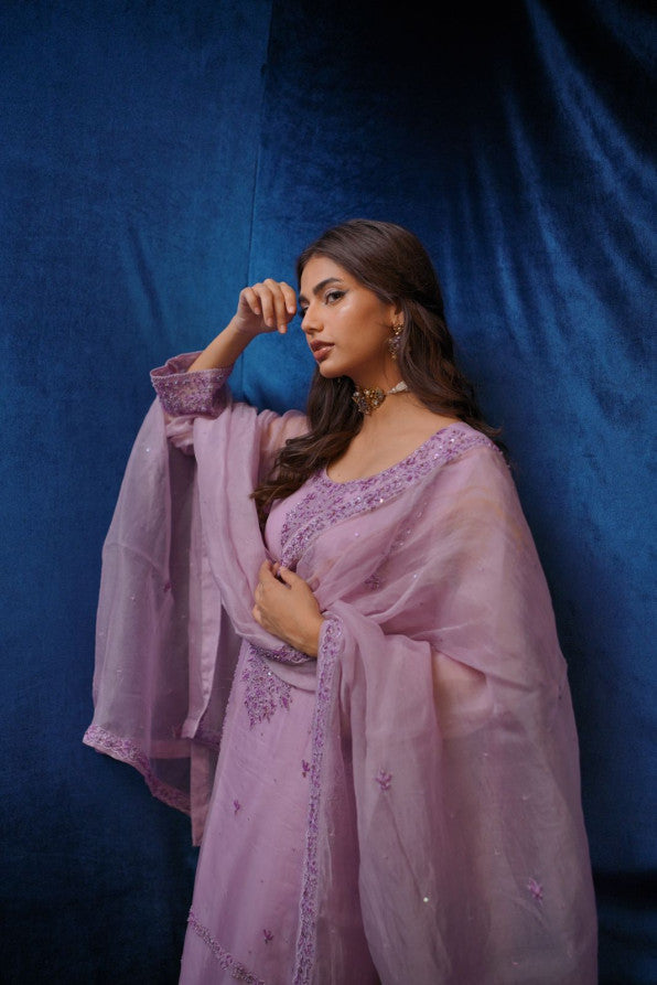 SAFFRN COLLECTION '24 ( LILAC ORGANZA )