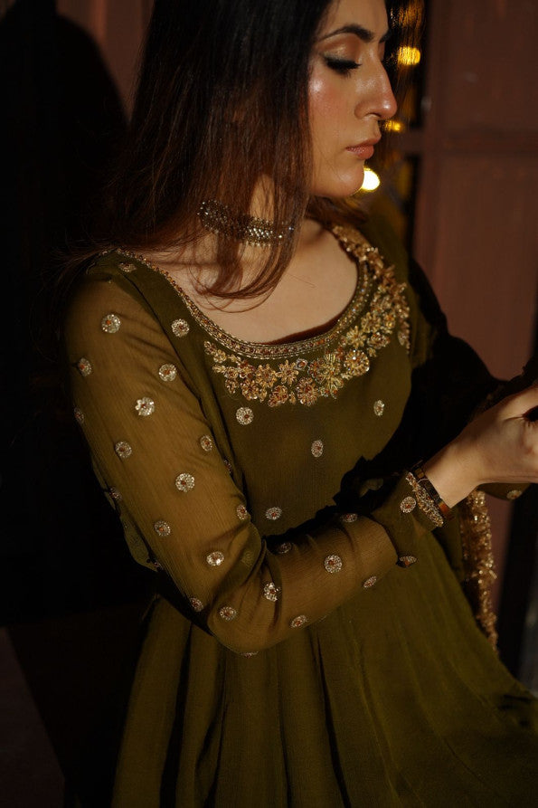 RANGREZ COLLECTION (MEHANDI DRESS)