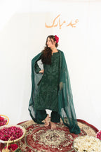 MEETHI EID'26 ( DARK GREEN DRESS )