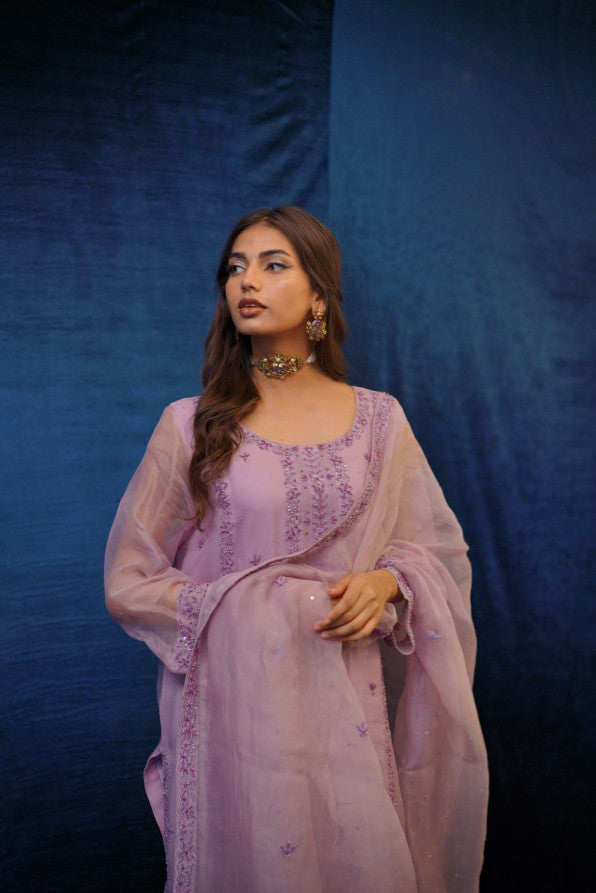 SAFFRN COLLECTION '24 ( LILAC ORGANZA )