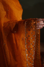 PHOOL COLLECTION '25 MUSTARD DRESS