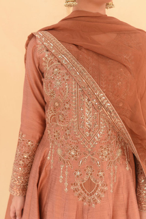 SONEHRI COLLECTION ( PEACH PISHWAS )