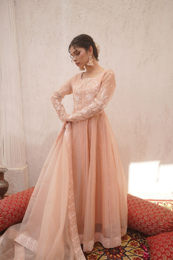 EID COLLECTION '25 ( POWDER PINK DRESS )