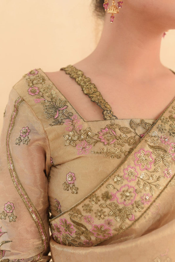 SONHERI COLLECTION ( GOLDEN SAREE )