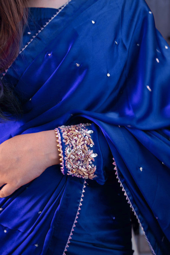 MAYON SILK SAREE IN BLUE