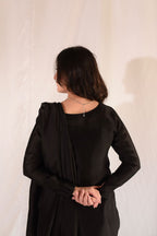 SHEESHA SILK BLACK DRESS