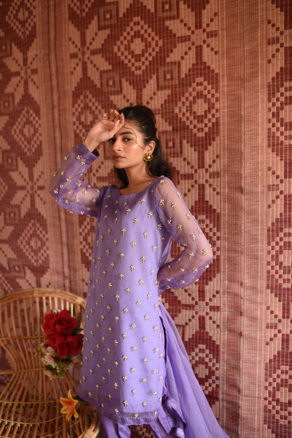 SEMI FORMAL '24 ( LILAC ORGANZA )