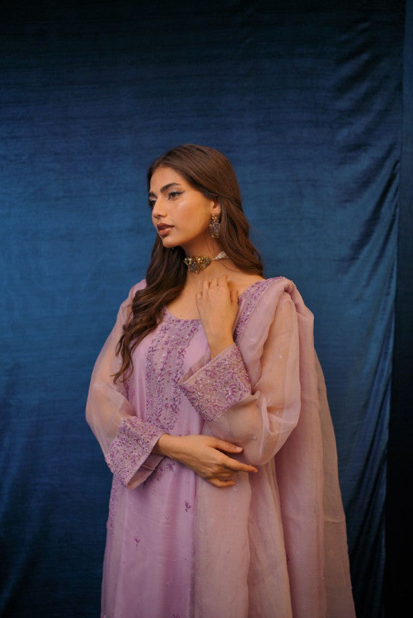 SAFFRN COLLECTION '24 ( LILAC ORGANZA )