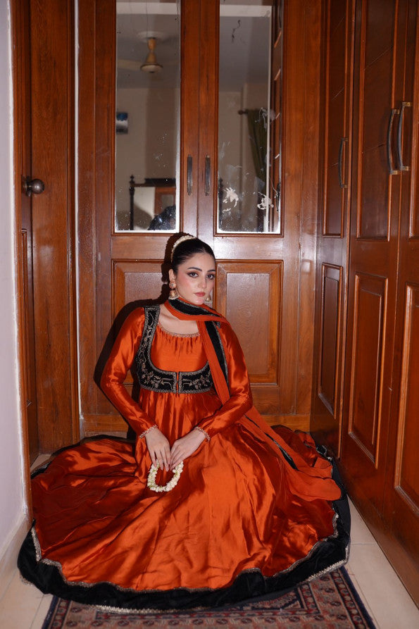 Ashnah Collection’25 ( Orange Dress )