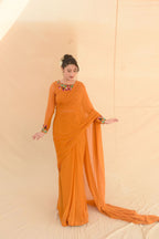 SONHERI COLLECTION (MARIGOLD SAREE )