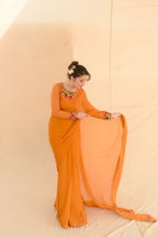 SONHERI COLLECTION (MARIGOLD SAREE )