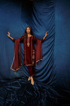 SAFFRON COLLECTION ‘24 MAROON VELVET