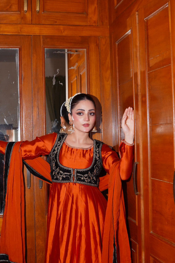 Ashnah Collection’25 ( Orange Dress )