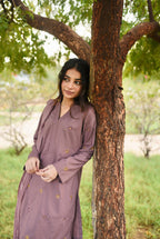 AKS ( MAUVE SHALWAR KAMEEZ )