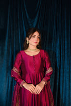 RAW SILK COLLECTION ‘25 HOT PINK DRESS