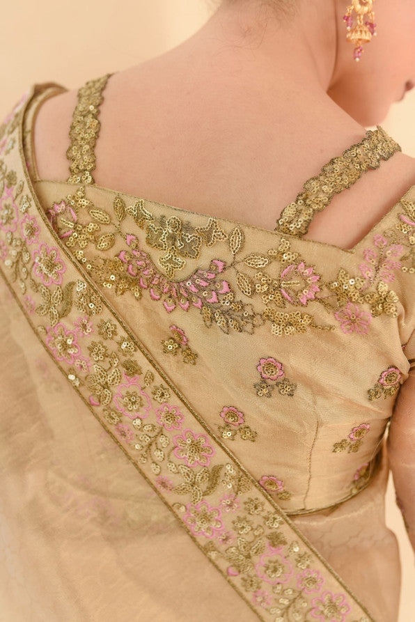 SONHERI COLLECTION ( GOLDEN SAREE )