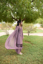 AKS ( MAUVE SHALWAR KAMEEZ )