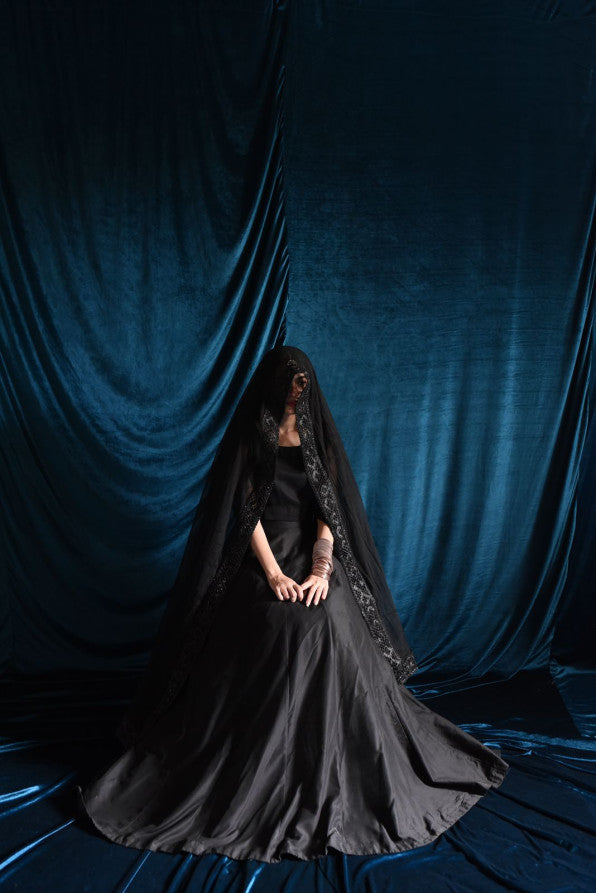 BLACK LEHANGA CHOLI