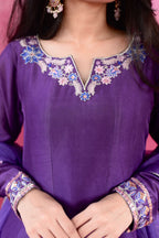 FESTIVE'25 ( PURPLE FROCK )