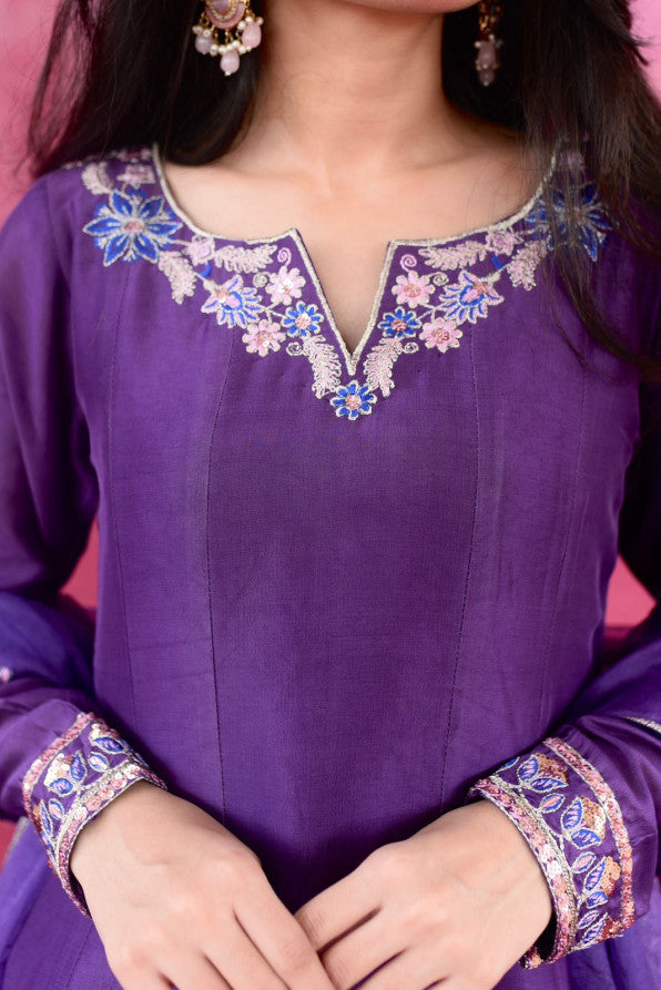 FESTIVE'25 ( PURPLE FROCK )