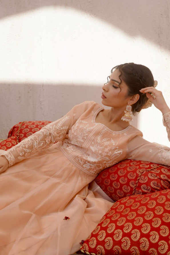EID COLLECTION '25 ( POWDER PINK DRESS )