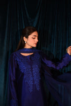 RAW SILK COLLECTION ‘25 ROYAL BLUE SHALWAR KAMEEZ
